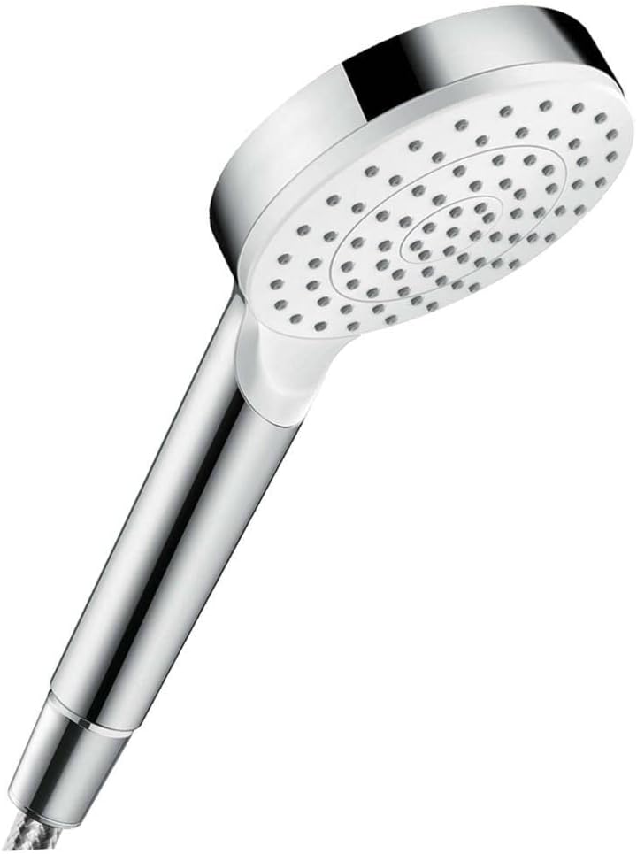 hansgrohe Crometta - Duschkopf, Handbrause mit 1 Strahlart, runde Duschbrause (100 mm), Brausekopf m