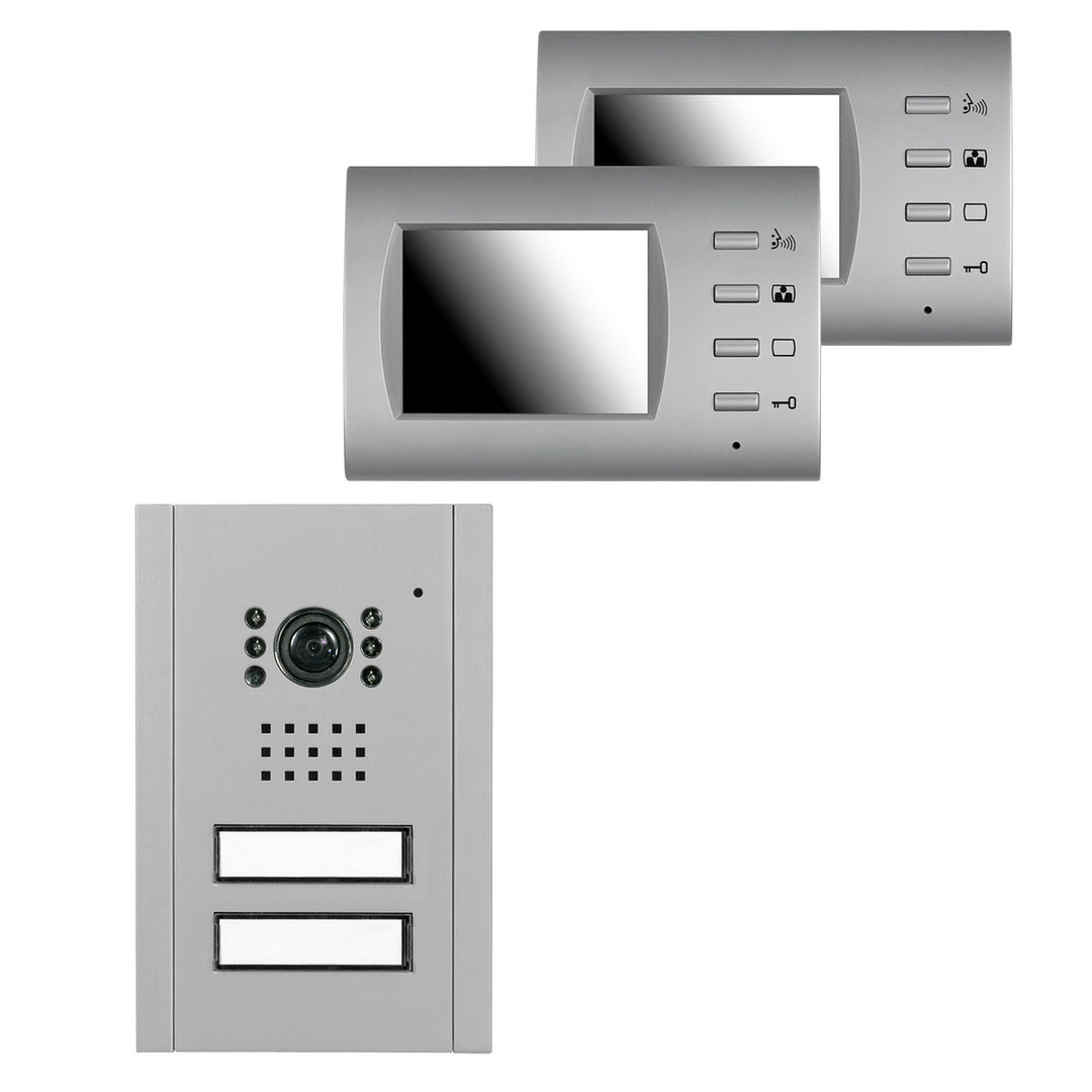 INDEXA GmbH VT35/2 Videotürsprechanlage für Zwei Familien