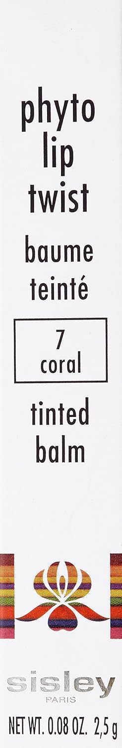 Sisley Paris Phyto-Lip Twist 07 Coral unisex, Lippen-Make-up 2.5 g 07 Coral 2.5 g (1er Pack), 07 Cor