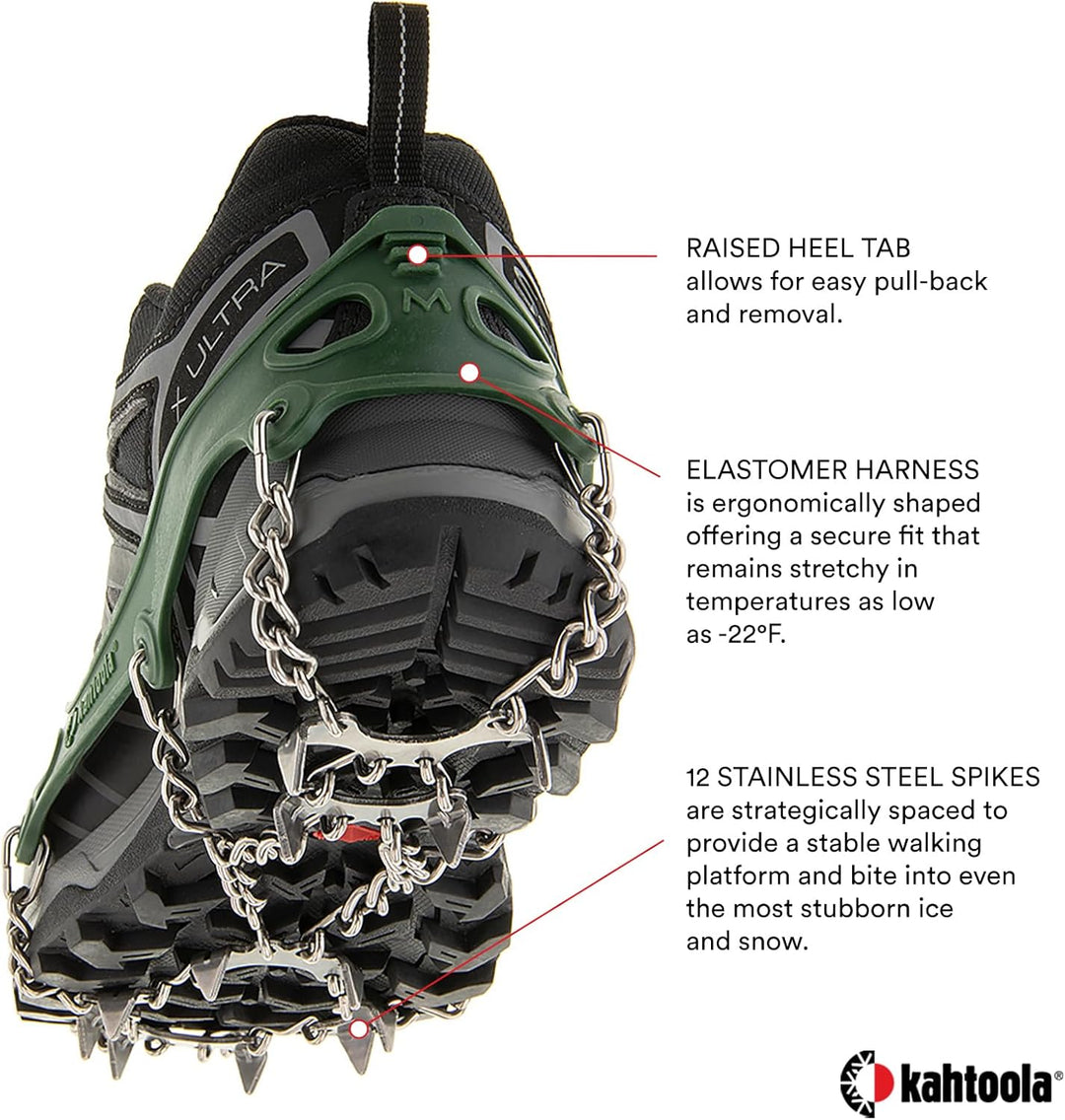 Kahtoola Microspikes Footwear Traction – 2015/16 Waldgrün L, Waldgrün L