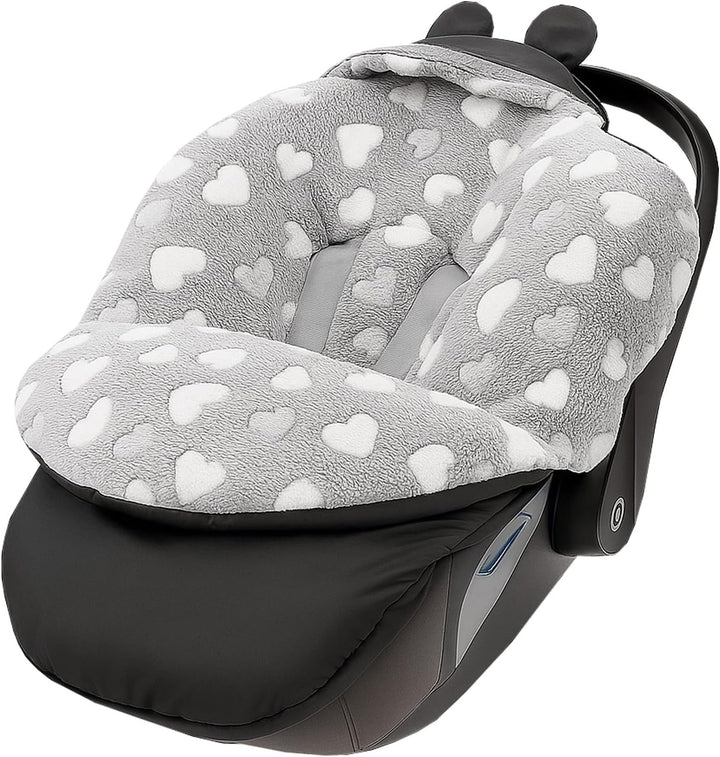 Fusssack Baby Einschlagdecke für Winter geeignet für Kinderwagen Babyschale Babybett Autositz Buggy