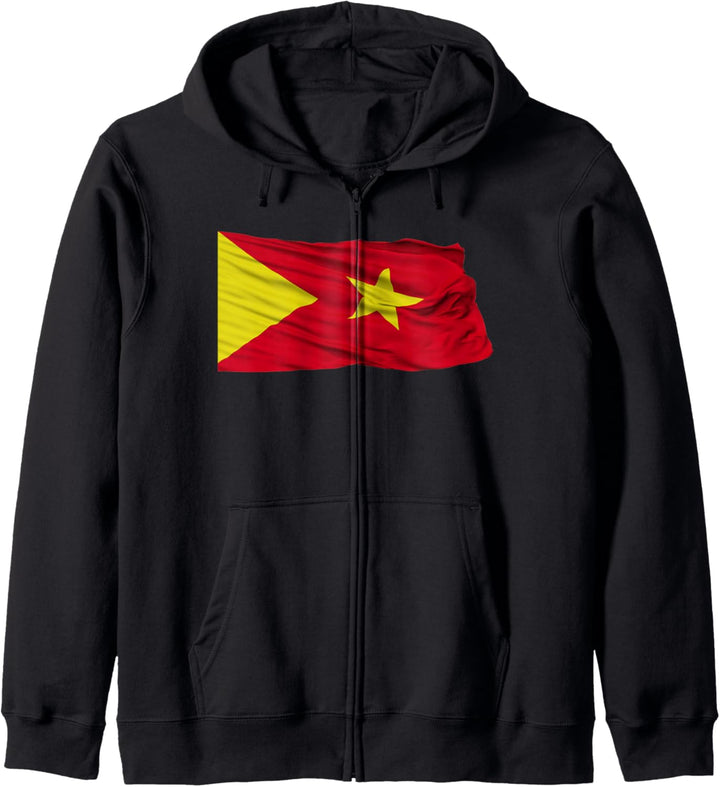 Tigray flag I love Tigray support Tigray region Kapuzenjacke