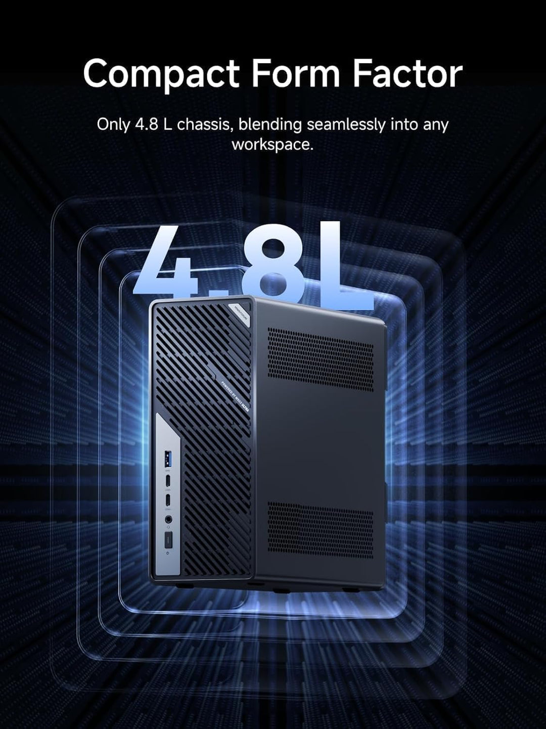 MINIS FORUM Mini PC G7 Ti SE, Core i7 Processor 14650HX, 16C/24 T bis zu 5.2 GHz, NVIDIA GeForce RTX