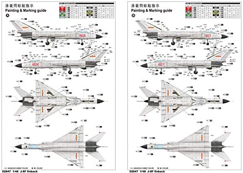 Trumpeter 02847-1/48 J-8F Finback Modellbausatz