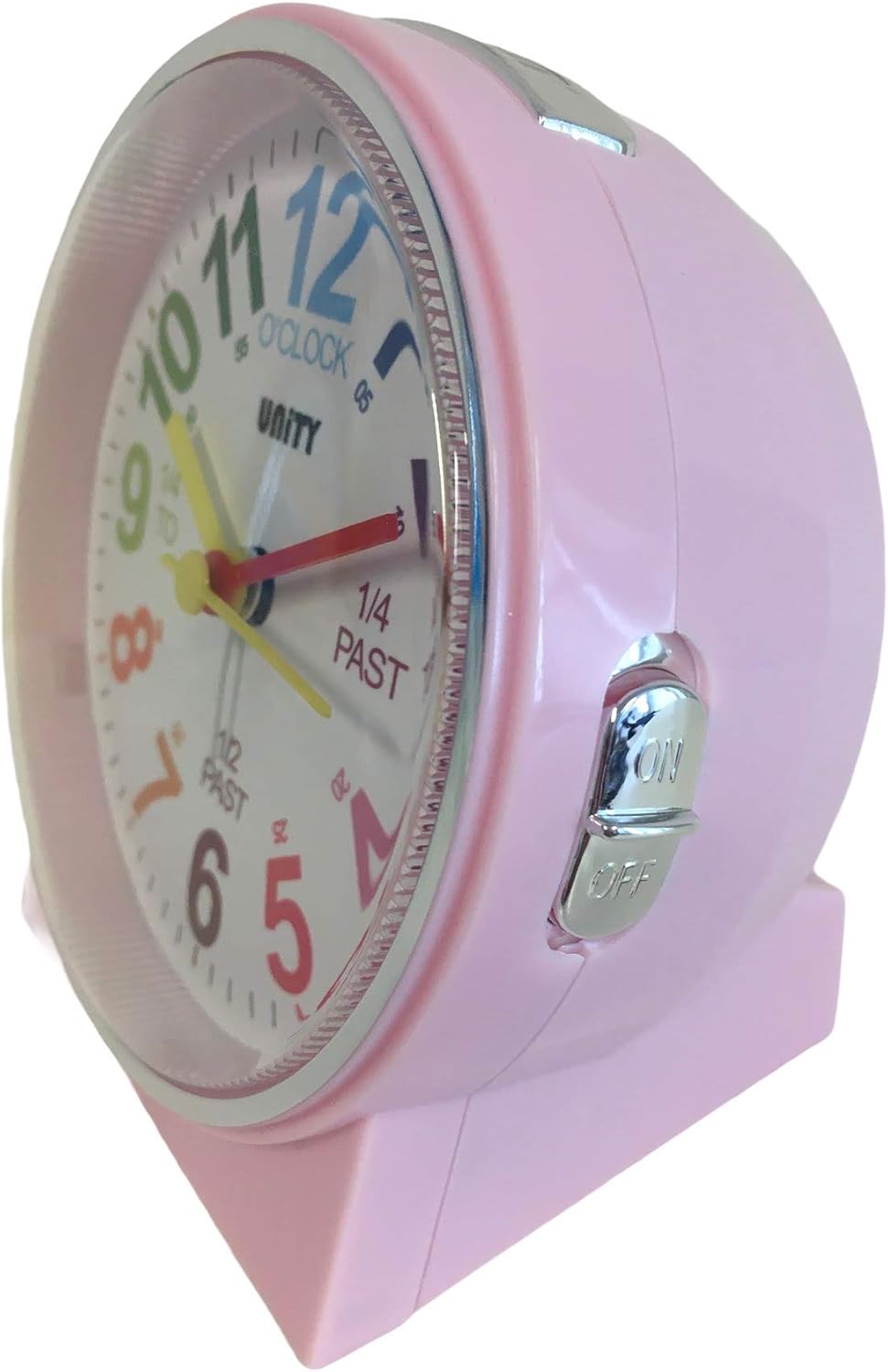 Unity Wecker Kinderwecker Piepton 49027, Rose, 10.5 x 10.5 x 6.5cm 10.5 x 10.5 x 6.5cm Rose, 10.5 x