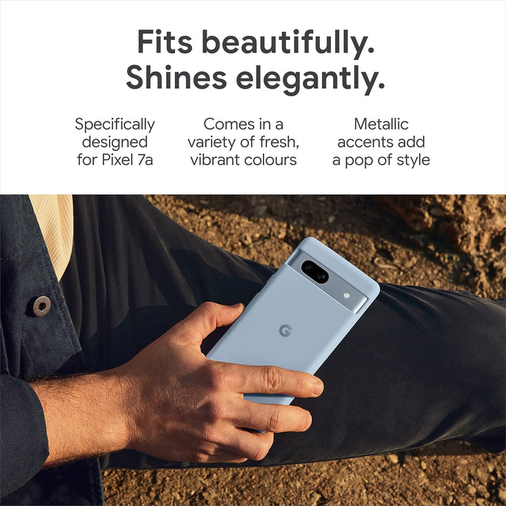 Google Pixel 7a Case – Langlebige Silikon-Schutzhülle für Android-Smartphone – Charcoal Charcoal Sin