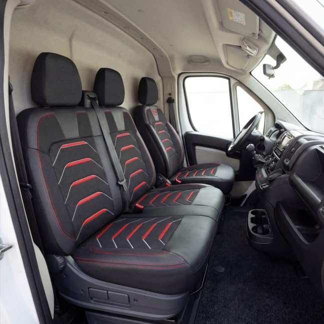 Autositzbezüge Universal 2+1 für FIAT Ducato, Peugeot Boxer, Citroen Jumper (2014-2024) – Vordersitz