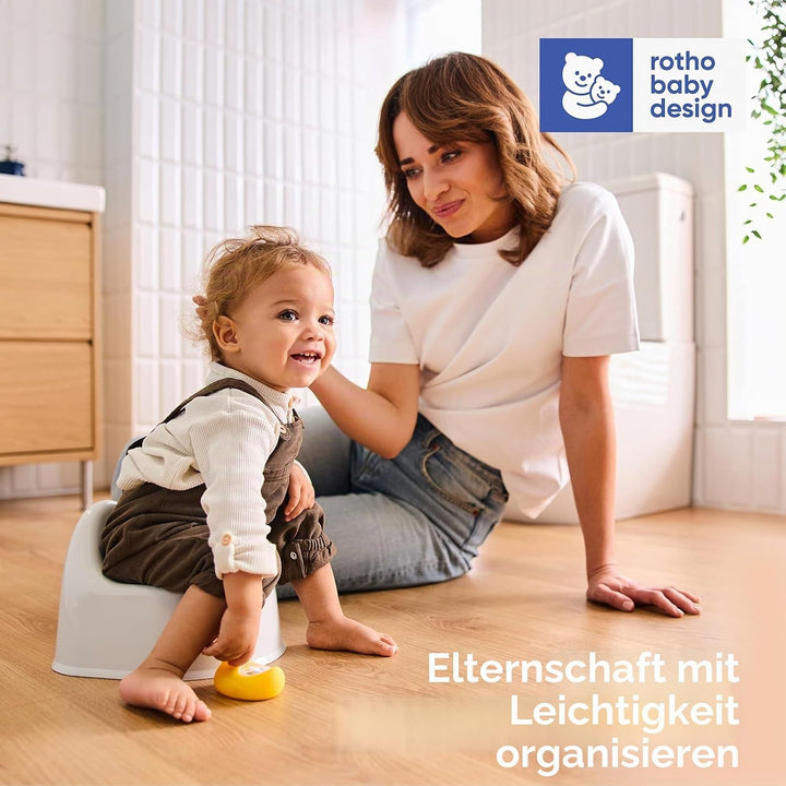 Rotho Babydesign Wickelauflage Breit (85 x 72 cm) - wickelauflage - wickeltischauflage - abwaschbar