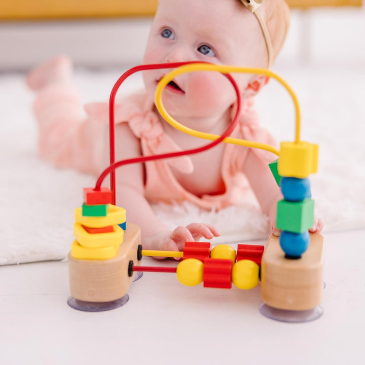 Melissa, Doug First Bead Maze , Developmental Toy , Motor Skills , 3+ , Multicolor, 19.685 cm H x 9.