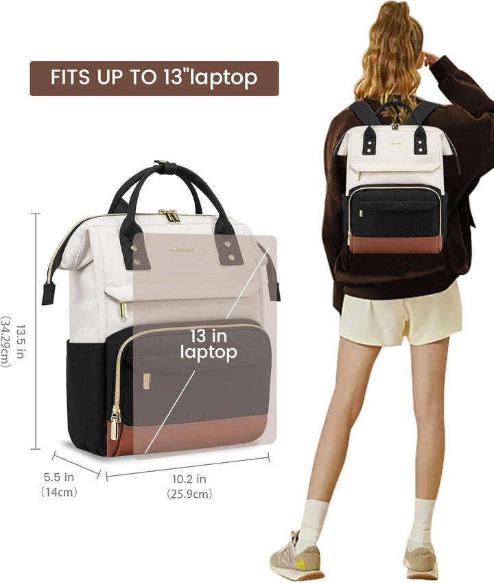 LOVEVOOK Rucksack Damen Klein, Rucksackhandtaschen Elegant, Wasserdicht Cityrucksack Rucksacktache 2