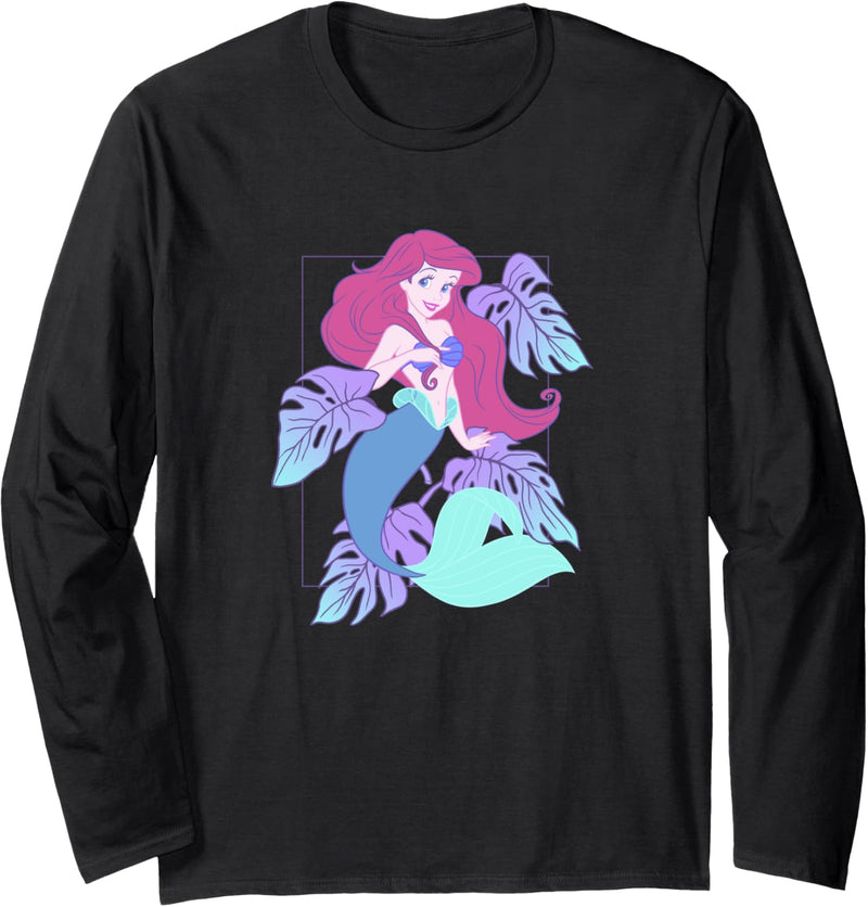 Disney The Little Mermaid Ariel Boxed Leaves Langarmshirt