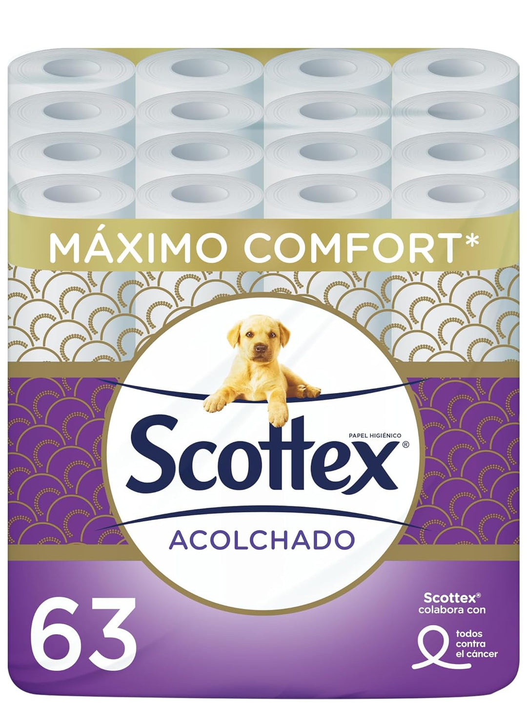 Scottex Gepolstertes Toilettenpapier - 63 Rollen 63 stück (1er Pack), 63 stück (1er Pack)