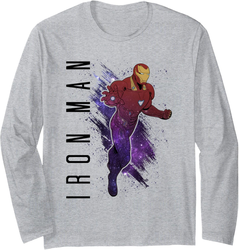 Marvel Avengers: Endgame Iron Man Galaxy Fill Langarmshirt