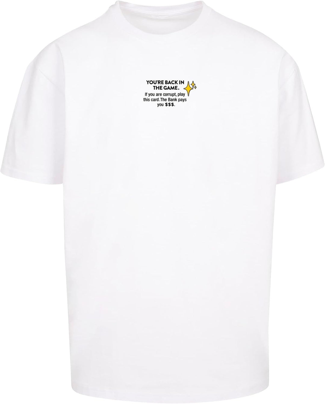 Mister Tee Herren Intepol Oversize Tee XXL Weiss, XXL Weiss