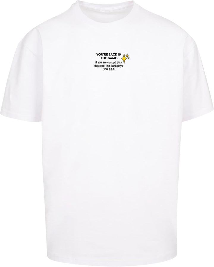 Mister Tee Herren Intepol Oversize Tee XXL Weiss, XXL Weiss