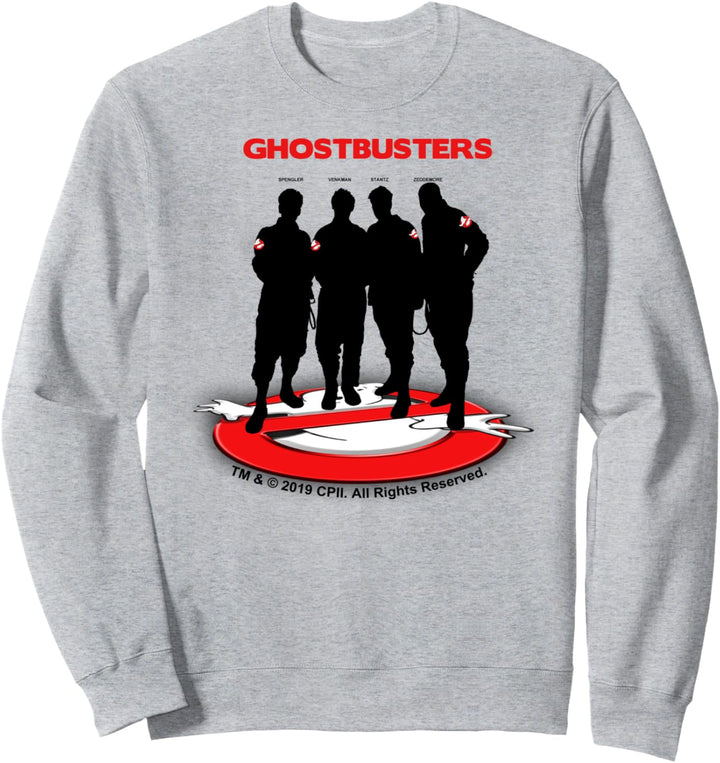 Ghostbusters Group Shot Silhouette Poster Sweatshirt