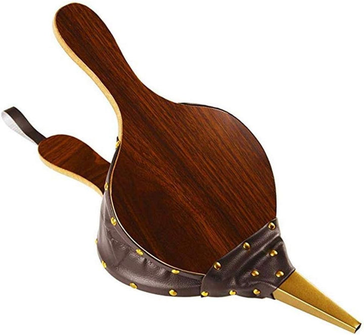 Blasebalg Grillgebläse Mit Lederband Für Grill Kamin Ofen,43x19cm