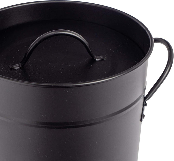 Harbour Housewares Vintage Metal Küchenkompostbehälter - Schwarz, Schwarz