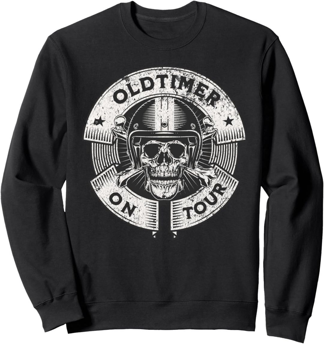 Oldtimer On Tour Spruch Herren Ausflug Sweatshirt