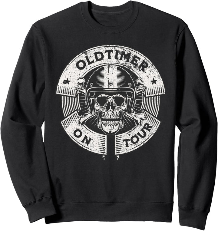 Oldtimer On Tour Spruch Herren Ausflug Sweatshirt