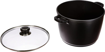 Karl Krüger 81195D Universaltopf Delta mit Glasdeckel, Schwarz, 24cm, 6.1L