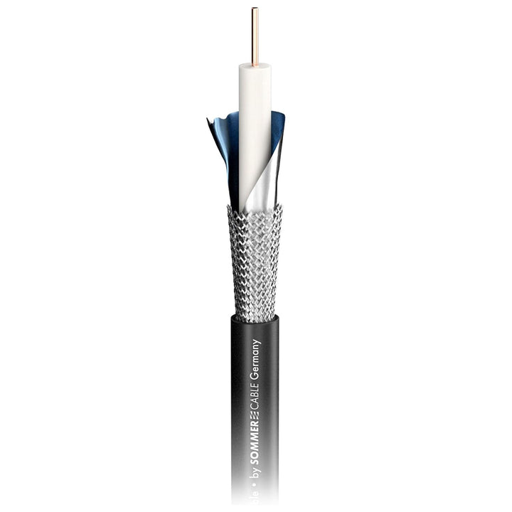 SommerCable 7,5m 3G 6G SDI Video-Patchkabel HD-SDI (HDTV) SC-Vector 0.8/3.7 1 x 0,80 mm² | BNC/BNC N