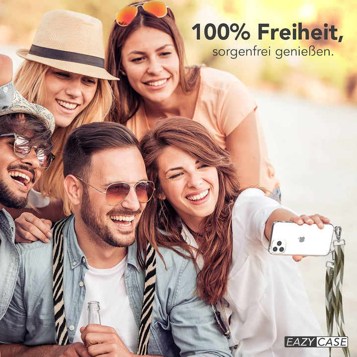 EAZY CASE Handykette - Verstellbares Taschenband kompatibel mit iPhone 11 Pro, Schulterriemen, Handy
