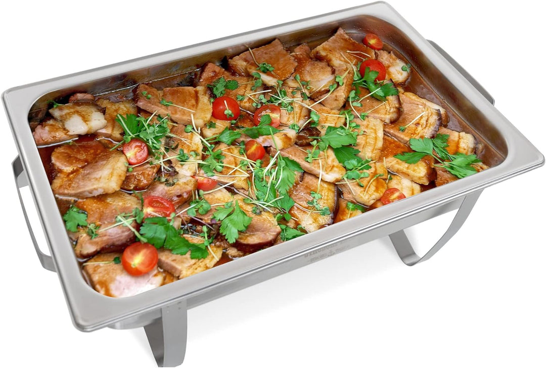 Stagecaptain CDDF-09 Chafing-Dish Speisewärmer - Edelstahl Warmhaltebehälter für Buffet und Catering