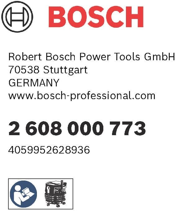Bosch PRO 10x PE Entsorgungssäcke (für GAS 18V-12 MC, 265 x 125 x 12 mm, Zubehör Staubsauger)