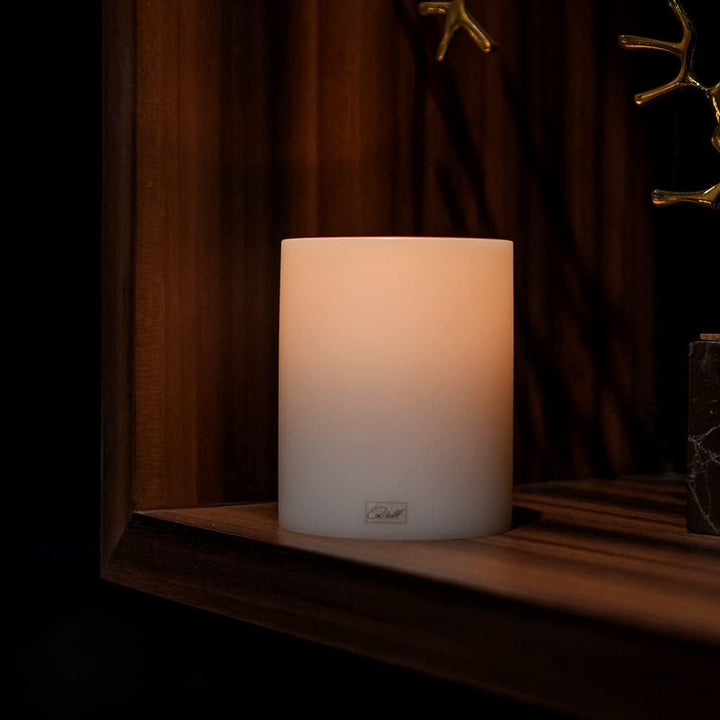 Qult Farluce Inside • Teelichthalter in Kerzenform • Kerze • Kunststoffkerze in Kerzenoptik • Teelic