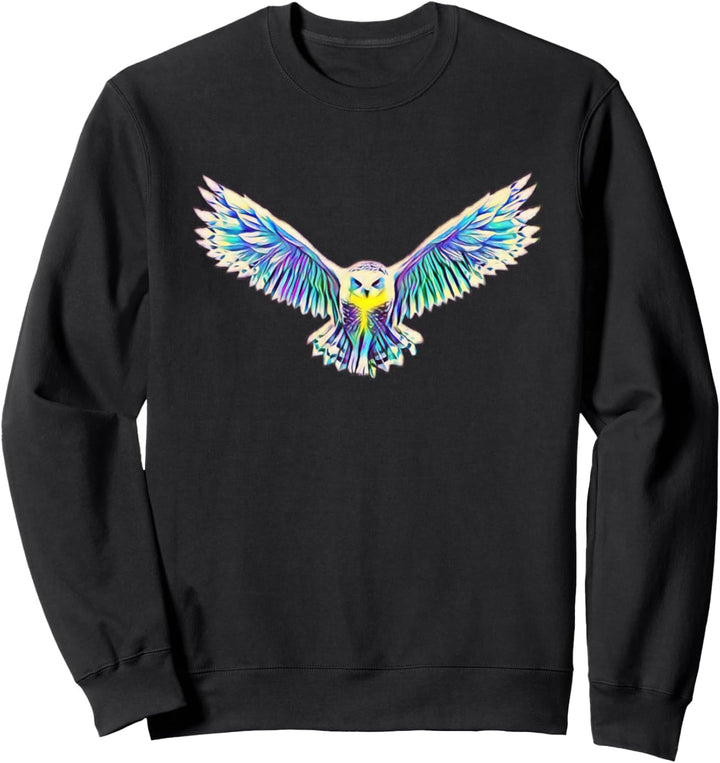 Eule Motiv Raubvogel Sweatshirt