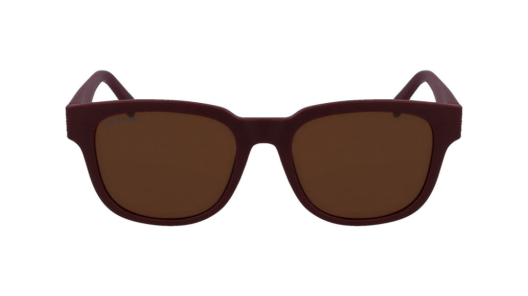 Lacoste Unisex L982S Sunglasses, 600 Matte RED, 53