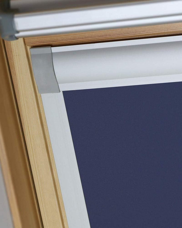 Bloc Skylight Rollo für Velux Dachfenster Blockout, Marineblau, C01 C01 Für Velux Dachfenster Navy,