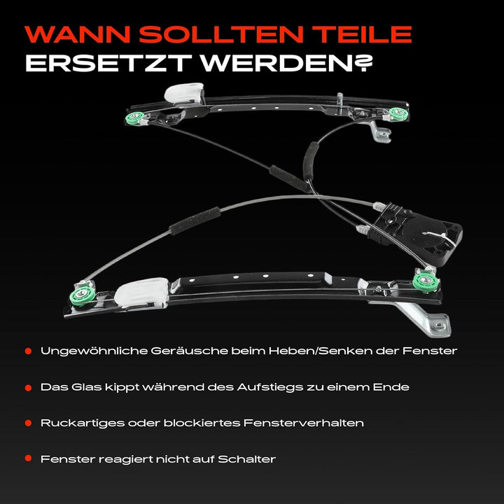 Frankberg Fensterheber Hinten Links Kompatibel mit XJ X351 2.0L-5.0L 2010-2020 C2D36915