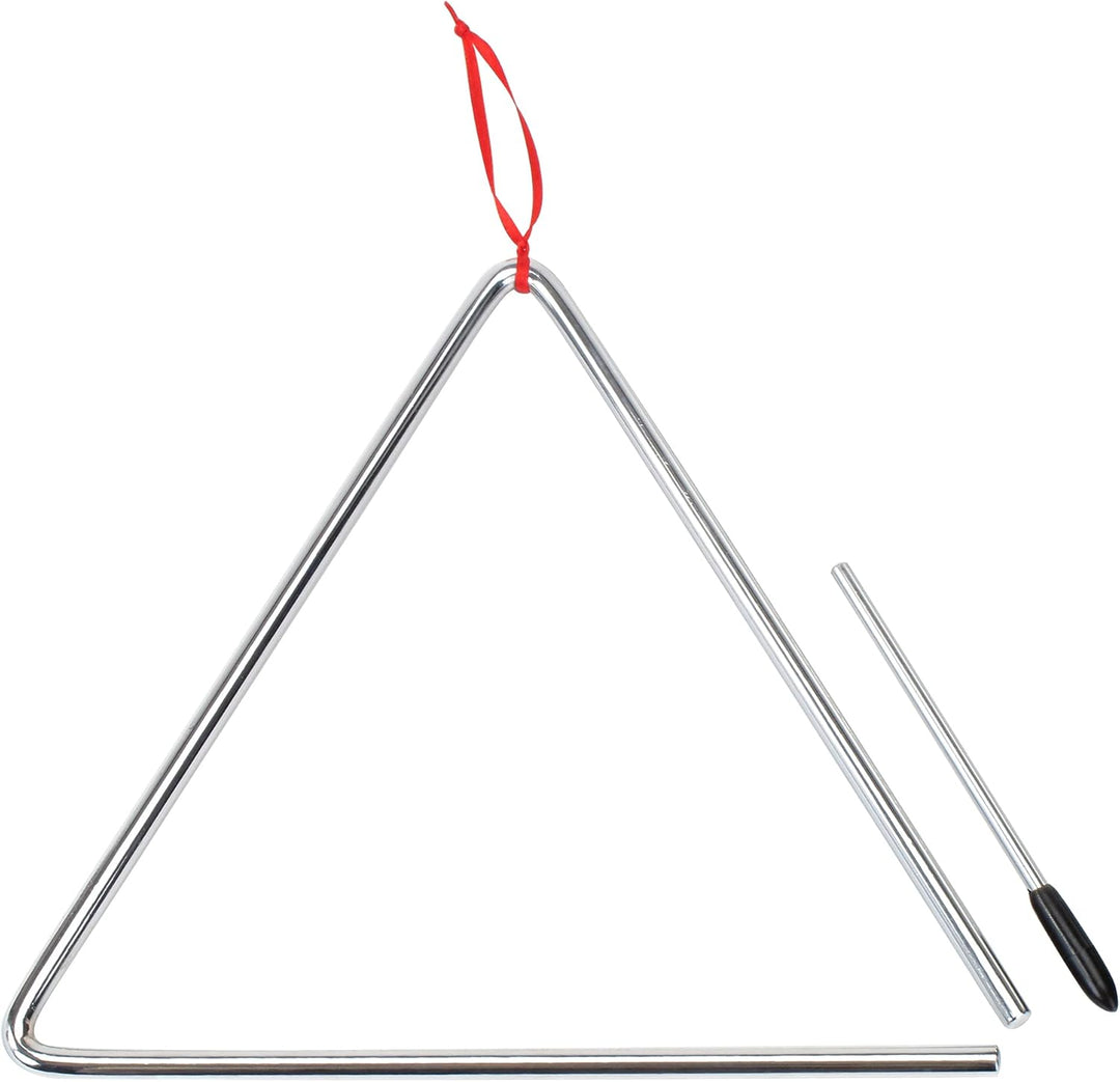 XDrum Triangel Starter Set mit Schlägel - 2x Triangle für Kinder und Musikalische Früherziehung - Sc