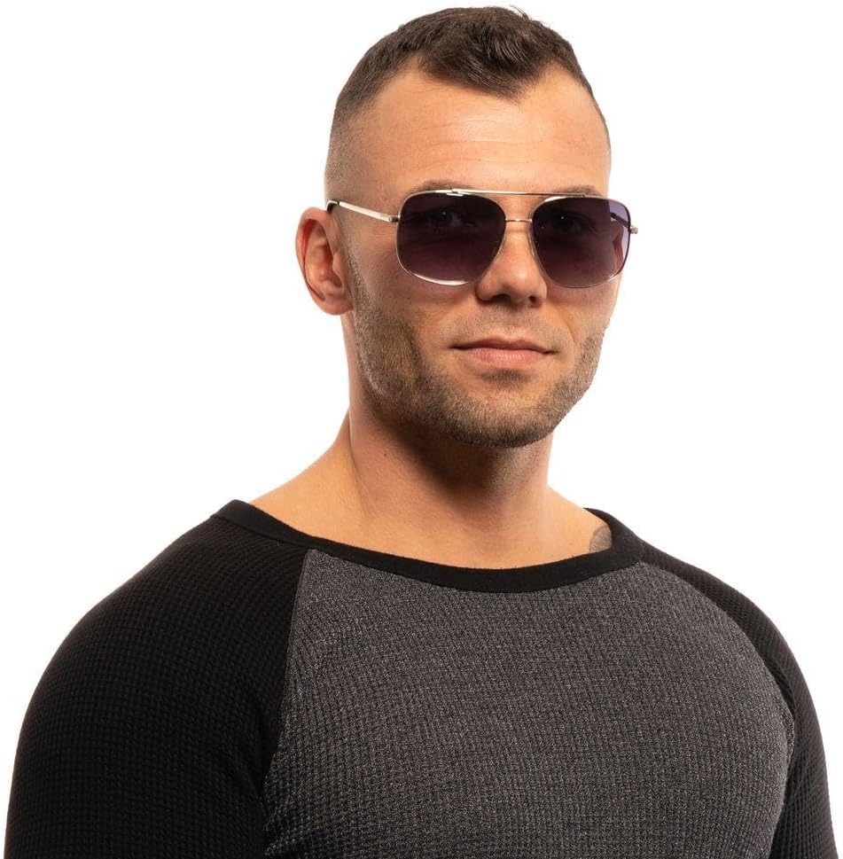 GUESS Sonnenbrille GF0207 10B 60 Herren Silber