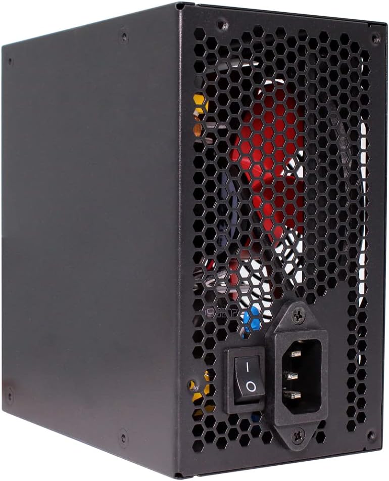 Xilence XP600R6 PC Netzteil, 600W Peak Power, ATX, rot/schwarz