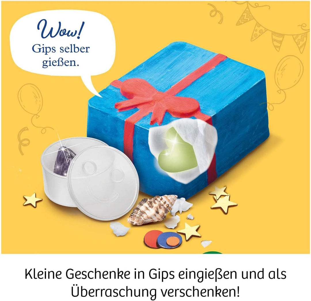 KOSMOS 658120 Happy Presents - Verstecke Überraschungen zum Ausgraben, Experimentierset für Kinder a