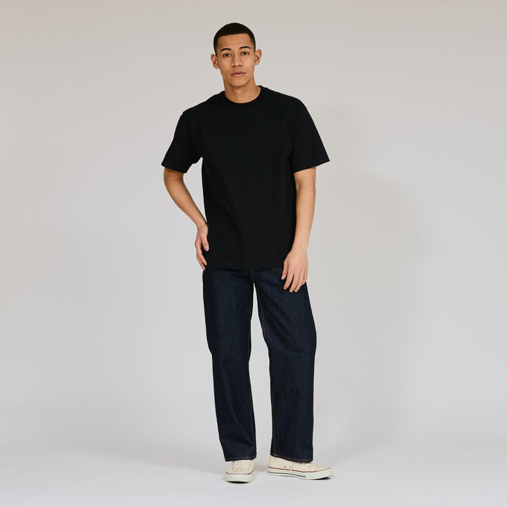 Hanes Beefy-t Herren-T-Shirt, schweres Baumwoll-T-Shirt, 1er- oder 2er-Pack, Big & Tall-Übergrösse A