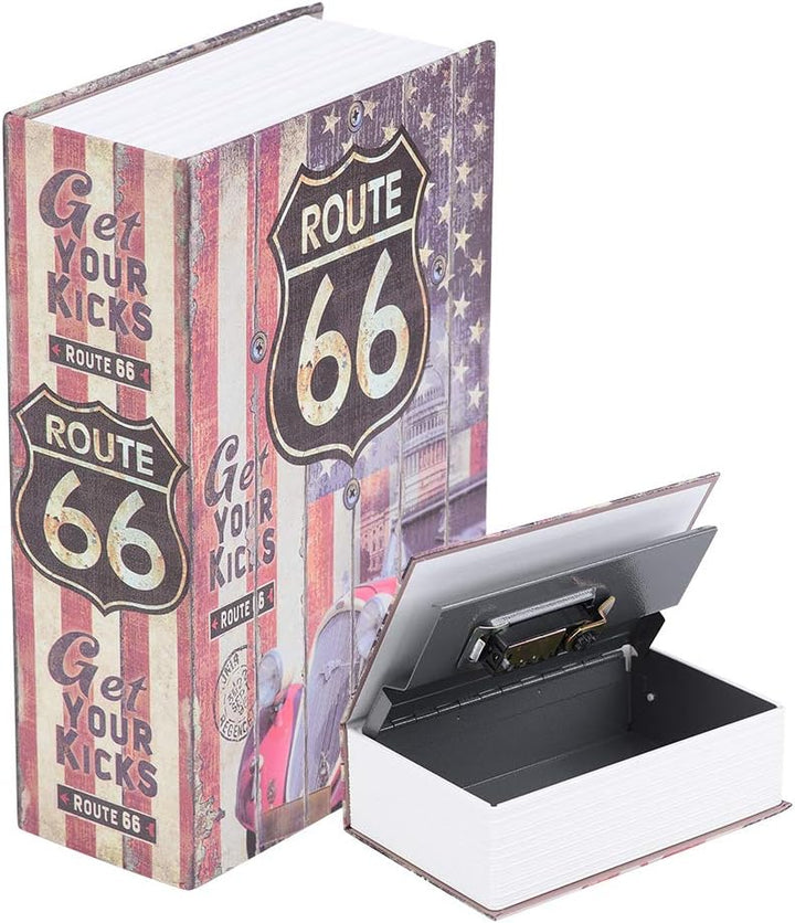 Buchsafe Buchtresor mit Kombinationsschloss, Tragbare Geldkassette Wertsachen Versteck Mini Kreative