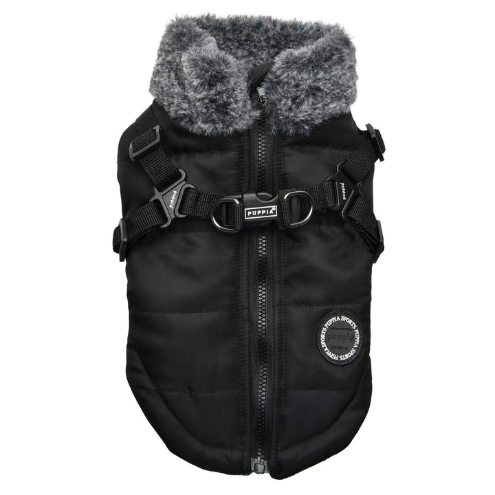 Puppia Donavan Winterweste – Schwarz – XL schwarz XL, schwarz XL