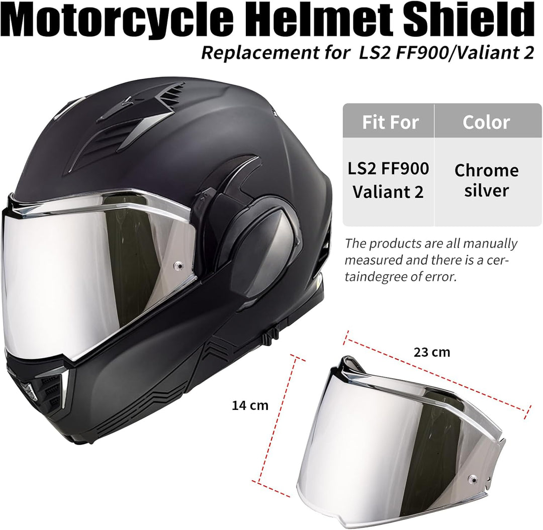 Helmvisier für FF900 Valiant II,Motorradhelm Visier,Motorrad Wind Schild Helm Objektiv Visier,Vollge