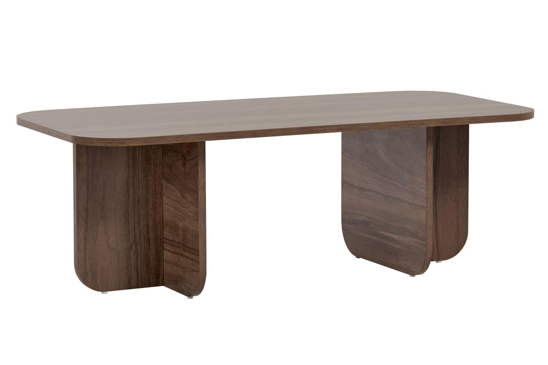 Eleganter Couchtisch in Walnuss, 120 x 60 x 41 cm | 100% melaminbeschichtete Spanplatte, 18 mm dick