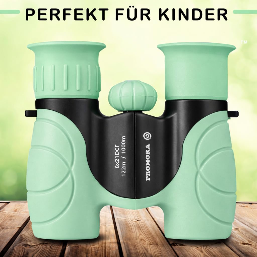 Fernglas für Kinder - Optimales Geschenk für Jungen und Mädchen - Starke Vergrösserung 8X21 – Umfang