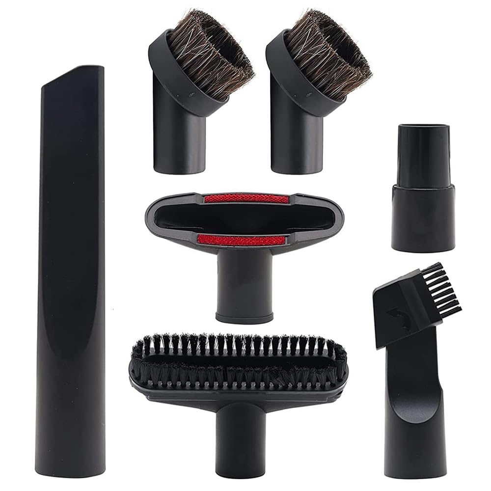 7 Stück Staubsauger Düsen Set 32-35 mm Staubsauger Aufsatz Universal Staubsaugeraufsätze Polsterdüse