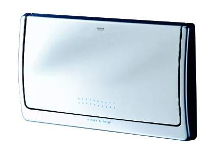 GROHE Classic - Abdeckplatte (langlebige Oberfläche, 330mm x 190mm), Chrom, 37053000