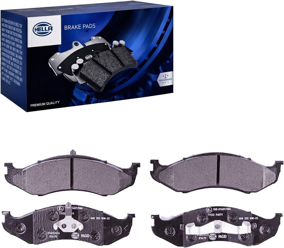 HELLA PAGID 8DB 355 008-231 Bremsbelagsatz - T1132 - Dicke/Stärke: 17.2mm - Bremssystem: Kelsey-Haye