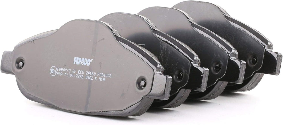 Ferodo FDB4003 PREMIER Bremsbelagsatz, Scheibenbremse - (4-teilig) - (4 Stück)