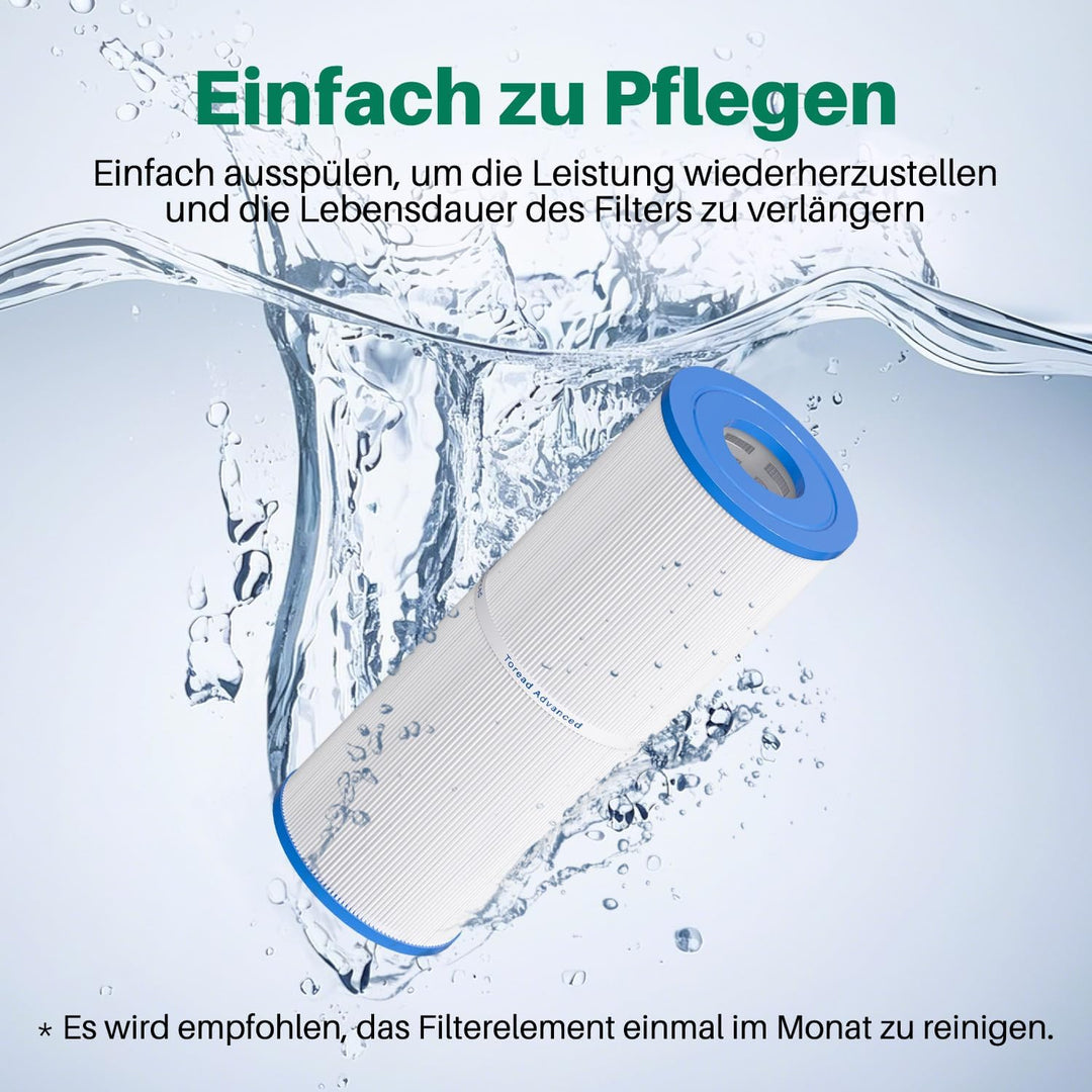 TOREAD Spa Filter für Whirlpools, ersetzt Pleatco PRB25-IN Unicel C-4326 FC-2375, 25 m², Pentair R17