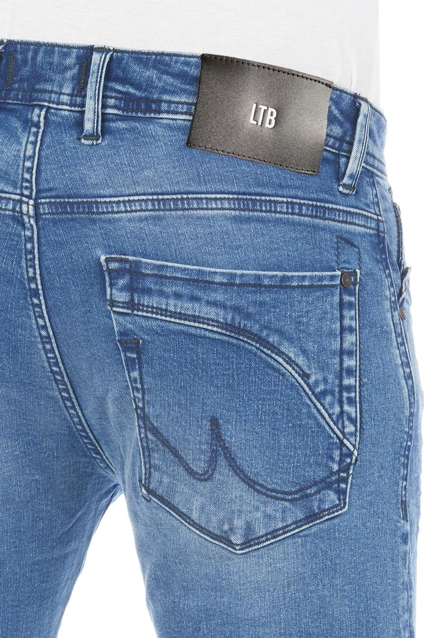 LTB Herren Jeans Hose Roden Bootcut Jeanshose Basic Baumwolle Denim Stretch Tiefer Bund Blau w28 w29